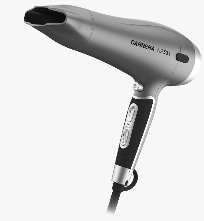 CARRERA №531 Ion Hair Dryer total view