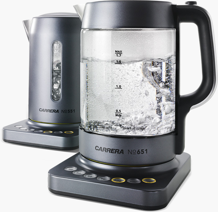 CARRERA №651 Glass Waterkettle
