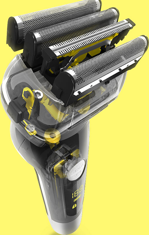 CARRERA №521 Shaver quadruple cutting system part 2
