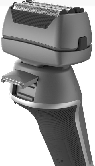 CARRERA №521 Shaver with contour shaver folded out