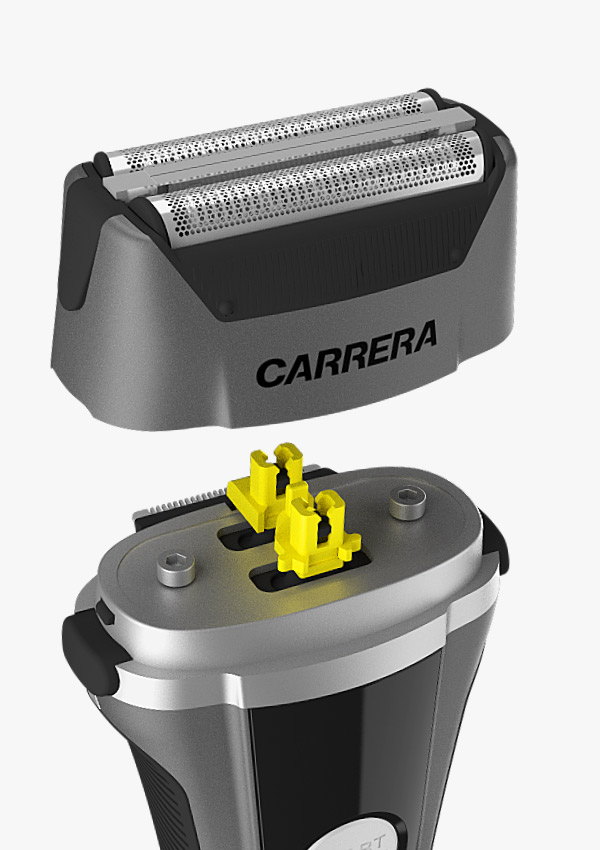 CARRERA №421 Shaver detachable shaving head