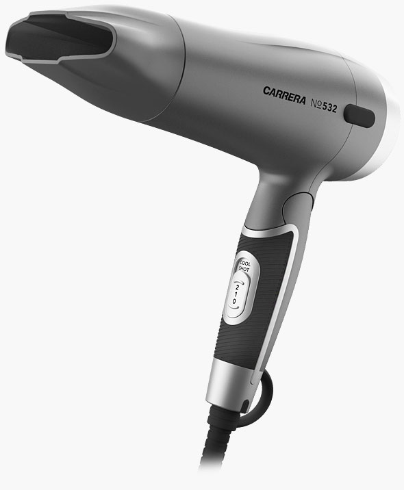 CARRERA №532 Travel Hair Dryer total view