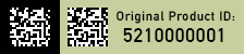 Original product id