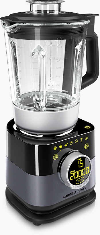 CARRERA Elektrische Blender №655 - 1.500 Watt & Edelstaal