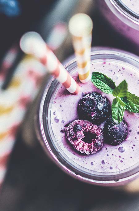 smoothie raspberry
