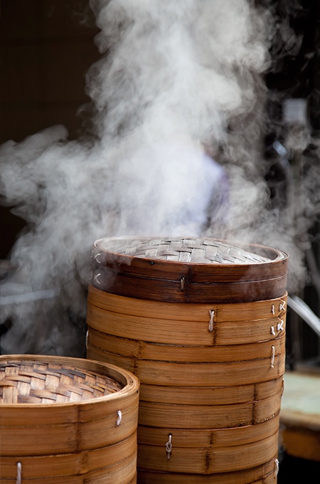 steaming asian