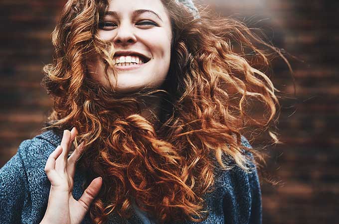 curls red hair