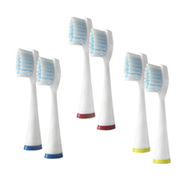 Ersatzköpfe 6er Set für Schallzahnbürste
