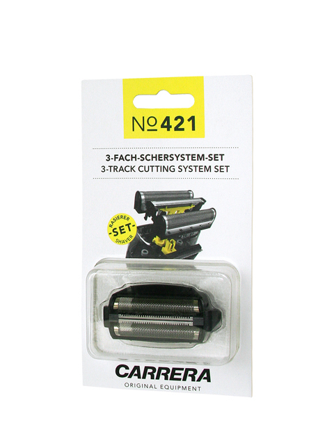 CARRERA Rasierer №421 Set 2 x Schermesser + Scherfolie