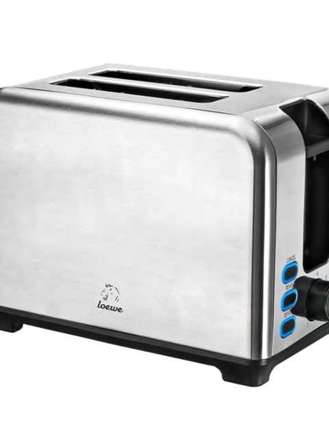 LOEWE Edelstahl Toaster